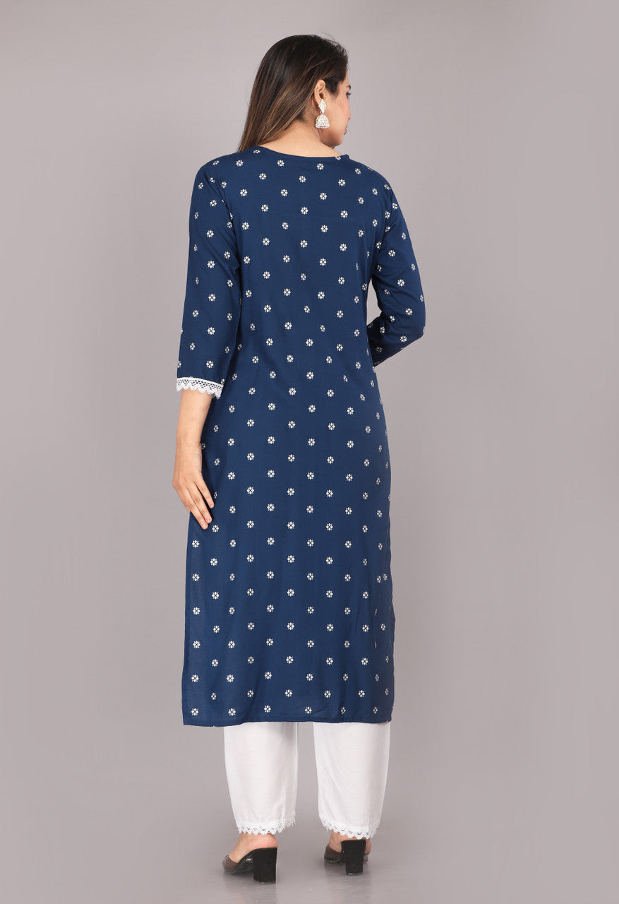 RAYON NECK EMROIDERY 3 PC SUIT FOR WOMAN FASHION